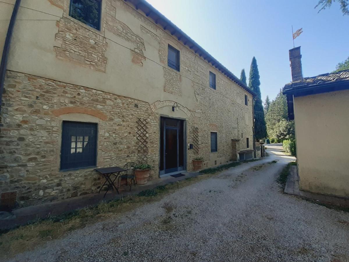 Colonica A Casa Chianti Villa Calzaiolo Bagian luar foto
