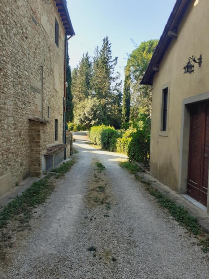 Colonica A Casa Chianti Villa Calzaiolo Bagian luar foto
