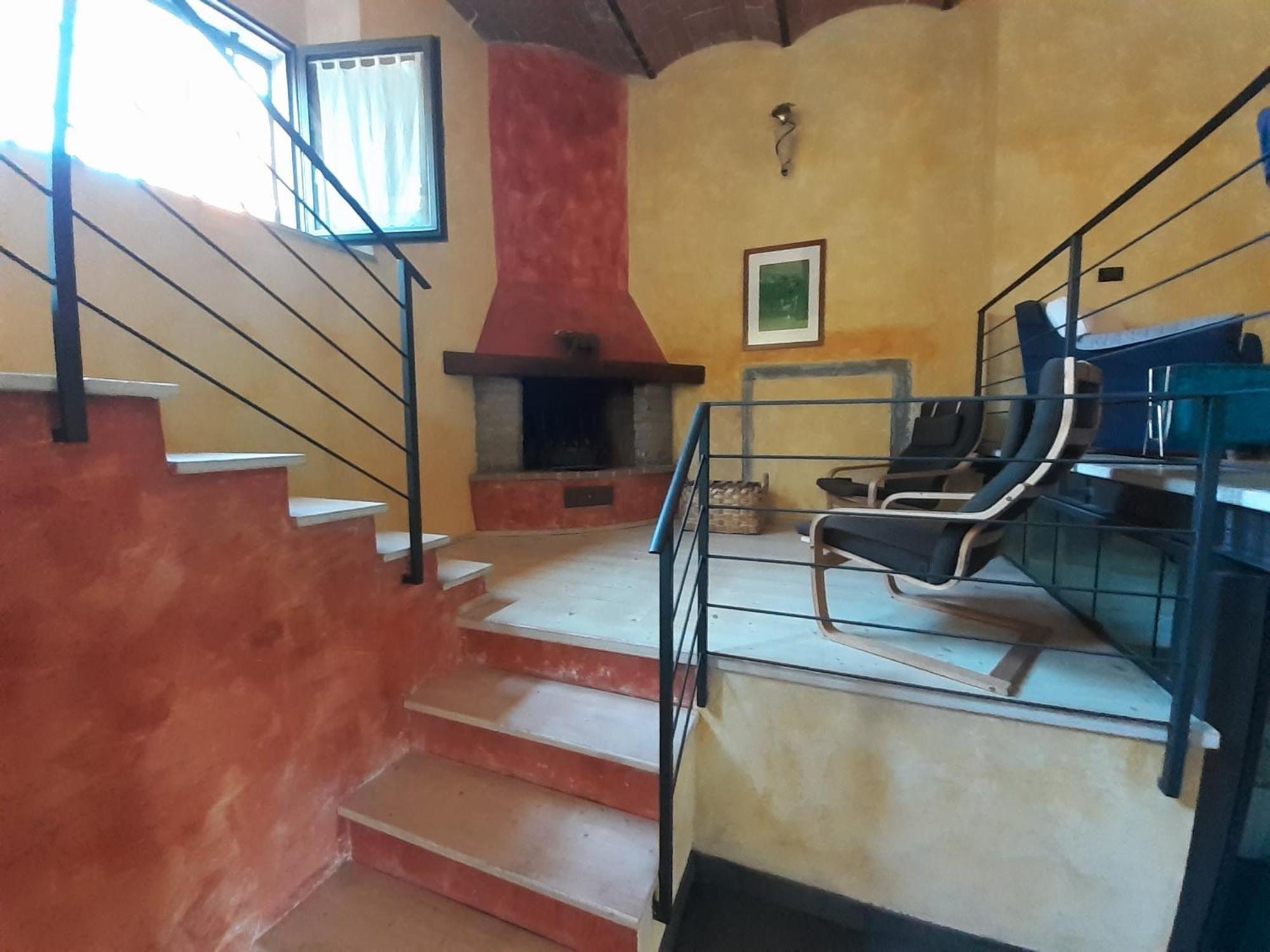 Colonica A Casa Chianti Villa Calzaiolo Bagian luar foto